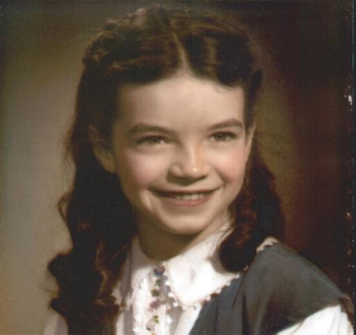Barbara as a little girl.